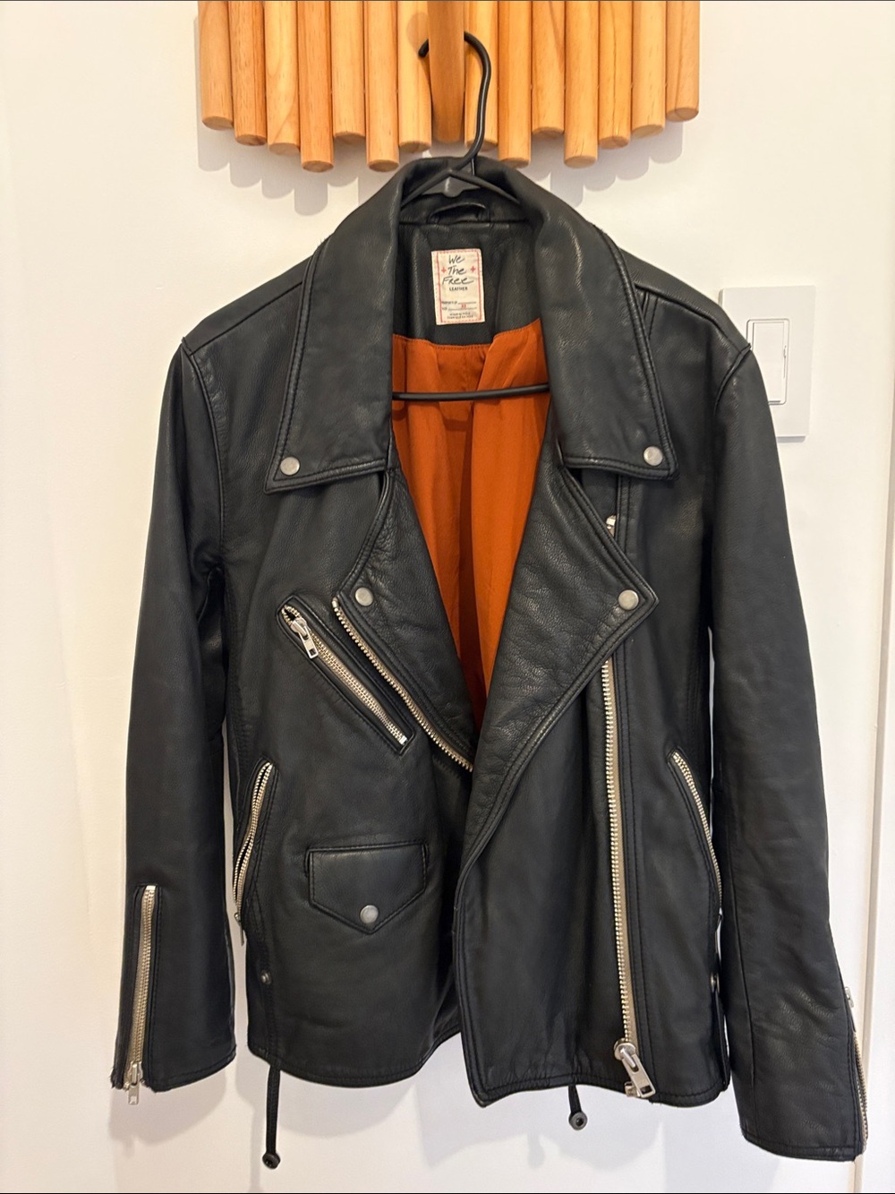 Free People- we the free jealously leather moto jacket
